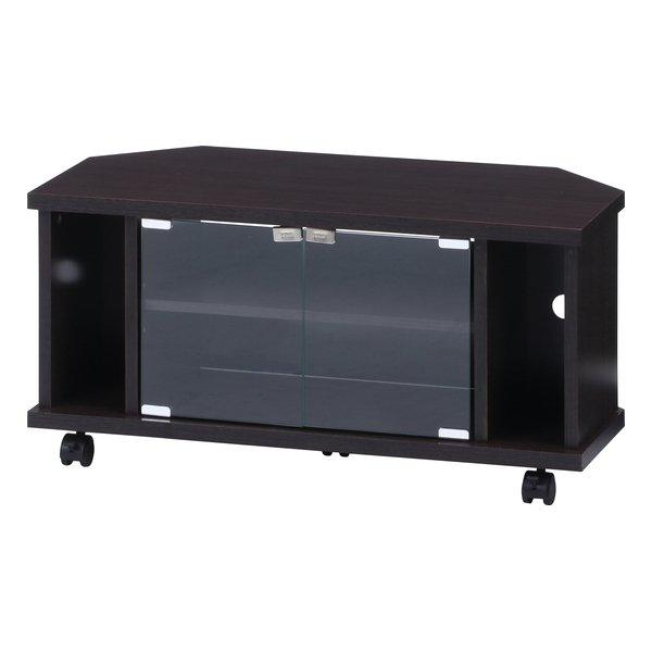 お部屋の角を有効に使えるコーナーテレビ台です