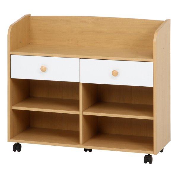 お子様の学習道具がすっきり片付くラックです。