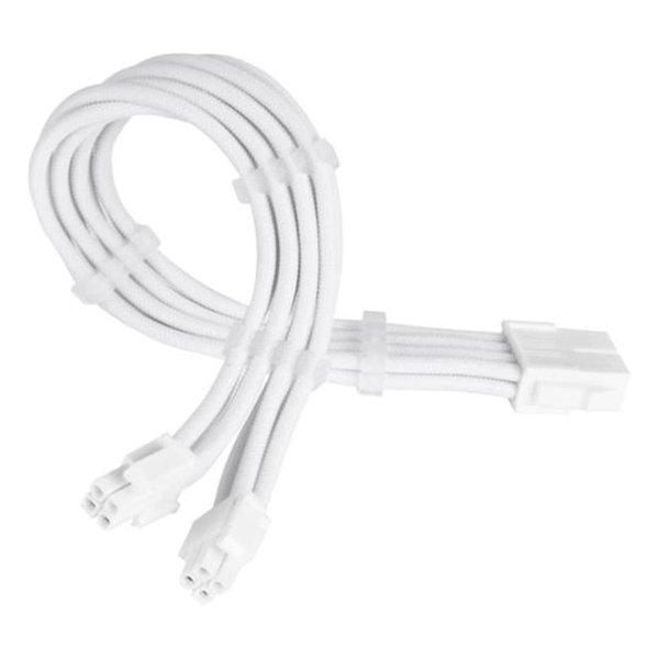 SilverStone Technology シルバーストーン EPS延長ケーブル 電源用 柔軟度強化 モデル ホワイト SST-PP07E-EPS8W-V2(2545658)
