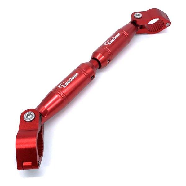 ハンドル周りの印象が変わり、携帯ホルダーからドライブレコーダーまで様々な機器をマウントできる