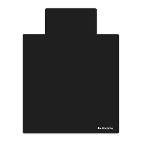 他サイト： Bauhutte バウヒュッテ チェアマット ブラックタイプ 120×90cm 1.5mm厚 BCM-120BK(2448268)の商品画像