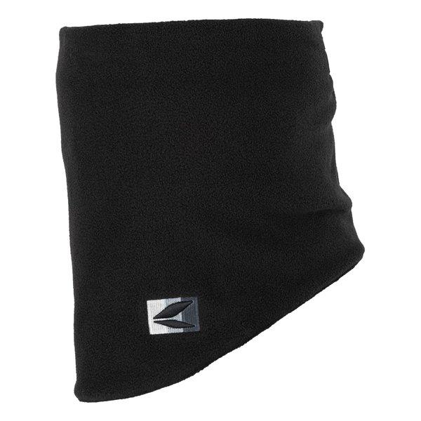 後方にゴムバンドを配置し装着時のフィット感を高めた、チューブタイプのネックウォーマー。