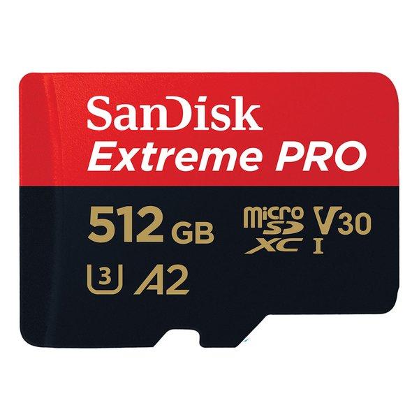 マイクロSD　SDSQXCD-512G-GN6MA Sandisk サンディスク microSDXC 512GB EXTREME PRO SDSQXCD