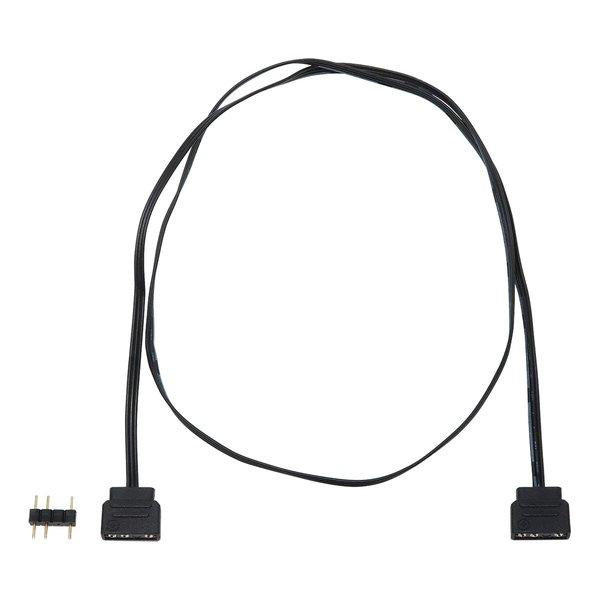 アドレサブルLED (デジタルLED) 4ピンコネクタ (1ピンは無し) を延長するケーブル