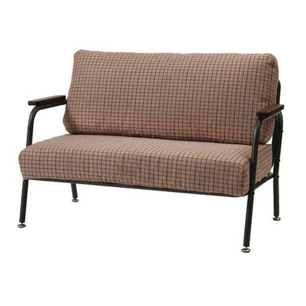 東谷 アズマヤ ソファ 2人掛け グレー レトロ W110×D63×H75×SH38 RKC