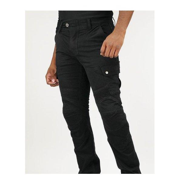 KOMINE コミネ PK-7443 PROT RIDING コットンカーゴパンツ ブラック M