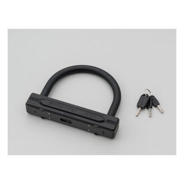 他サイト： DAYTONA デイトナ ストロンガーU字ロック W154/H120mm 鍵穴シャッター LEDライト付きキー1本付属 32696(2560381)の商品画像