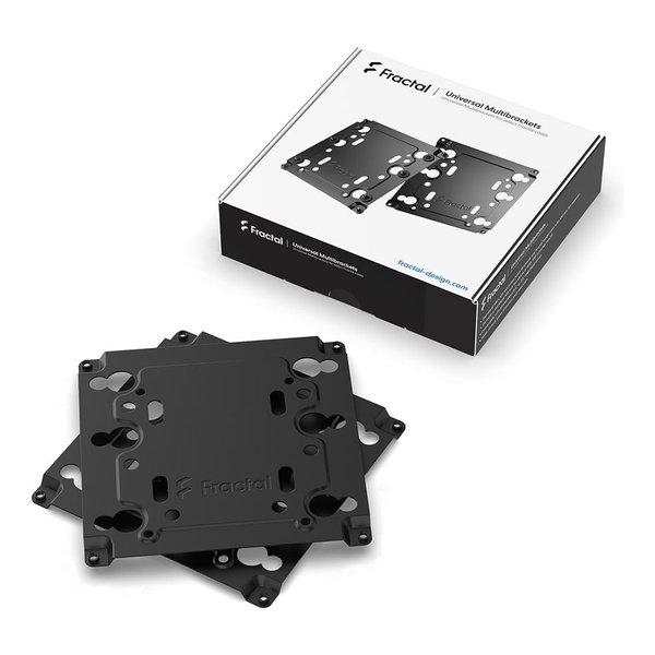 Define 7/Meshify 2/Focus 2シリーズに対応。ファン取付箇所に3.5/2.5インチドライブやポンプを取り付けることができるマルチブラケット2個セット