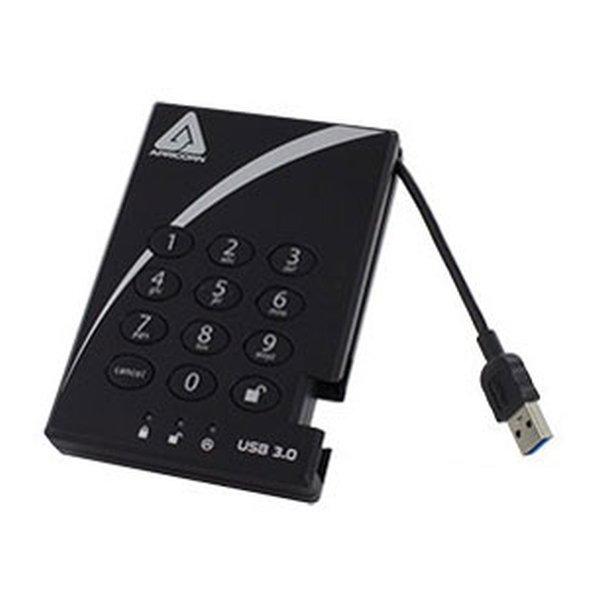Apricorn(アプリコーン)　A25-3PL256-S8000(R2) Apricorn アプリコーン 外付けHDD Aegis Padlock - USB 3.0 A25-3PL256