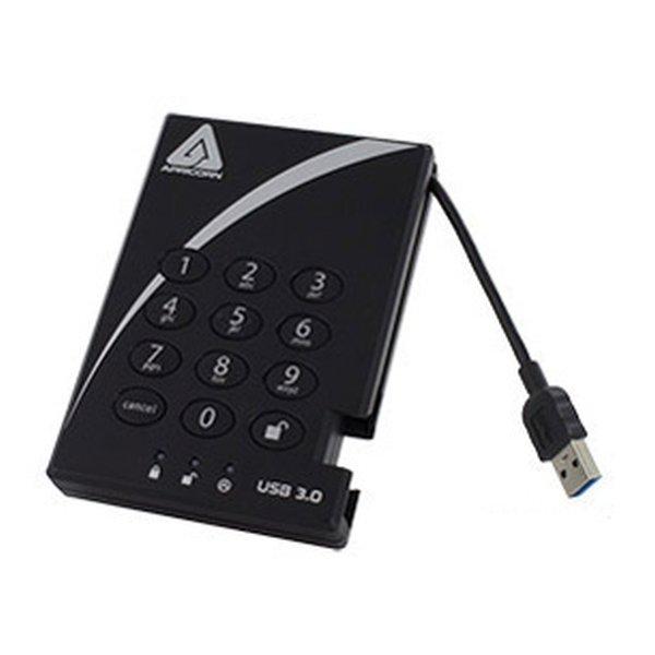 Apricorn(アプリコーン)　A25-3PL256-S2000(R2) Apricorn アプリコーン 外付けHDD Aegis Padlock USB 3.0