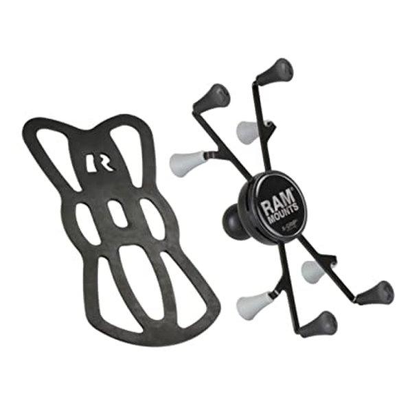 他サイト： RAM MOUNTS ラムマウント Xグリップ L タブレットホルダー テザー付 iPad mini他 1インチボール RAM-HOL-UN8BU P067-9914(2575944)の商品画像