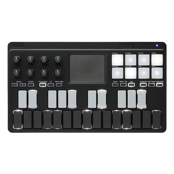 KORG コルグ NANOKEY-ST-モバイルMIDIキーボード USB/ワイヤレス オールインワン NANOKEY-STUDIO(2576292)