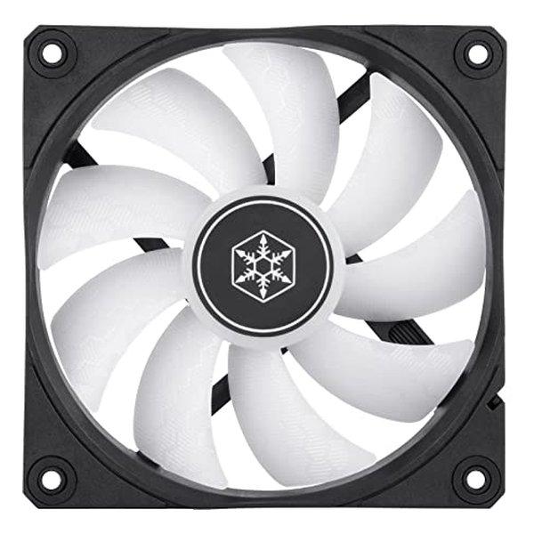 SilverStone Technology シルバーストーン Shark Force 120 ARGB 120mm PWM ARGBファン ブラック/半透明 SST-SF120B-ARGB(2566725)