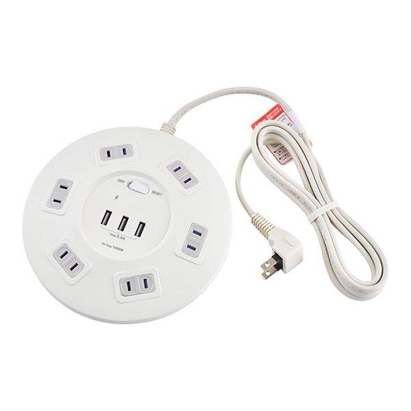 雷から接続機器を守る耐雷サージ付き