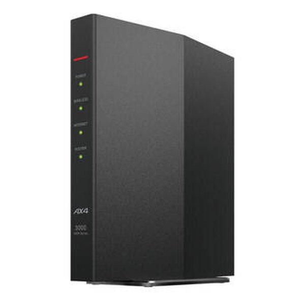 他サイト： BUFFALO バッファロー 無線LAN親機 WiFiルーター 11axWiFi6/Ipv6対応 ブラック WSR-3000AX4P/DBK(2586957)の商品画像