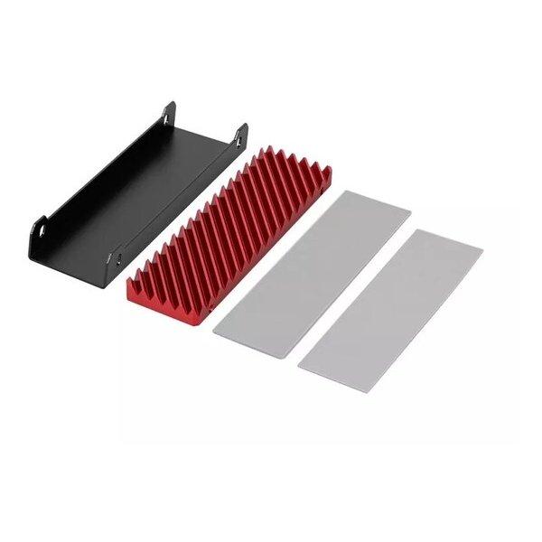 他サイト： Owltech オウルテック EXTREME COOL M2+ 2280 SSD用 両面実装／片面実装対応 アルミ製両面ヒートシンク OWL-SSDHS04PS(2609110)の商品画像