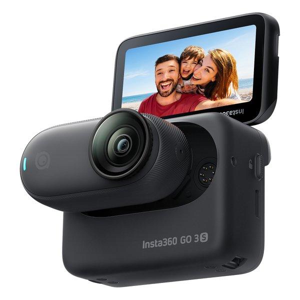 他サイト： Insta 360 インスタ360 Insta360 GO 3S 128GB ミッドナイトブラック CINSAATA-GO3S128K(2613575)の商品画像