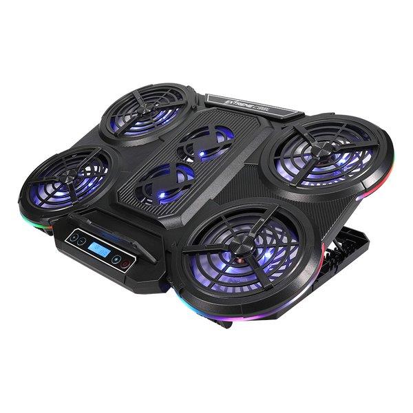 Owltech オウルテック ゲーミングノートPCクーラー EXTREME COOL ファン6基搭載/RGBイルミネーション対応 OWL-GNC-RGB2(2615454)