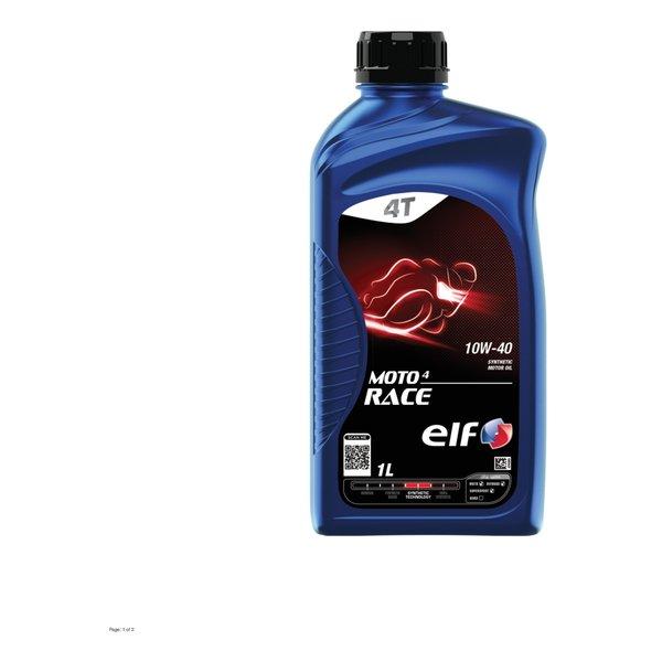 elf エルフ バイク用 エンジンオイル 4ストローク/10W-40/1L MOTO4