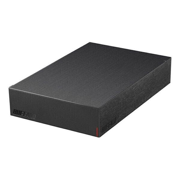 BUFFALO バッファロー 外付けハードディスク 4TB/USB3.2 Gen1 /静音&防振/縦置き・横置き対応/ブラック HD-LE4U3-BB(2556242)
