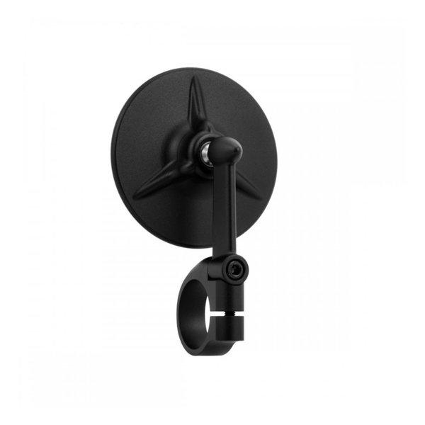 MotoneモートーンバーエンドミラーTRILINE80mmブラック黒2個セット