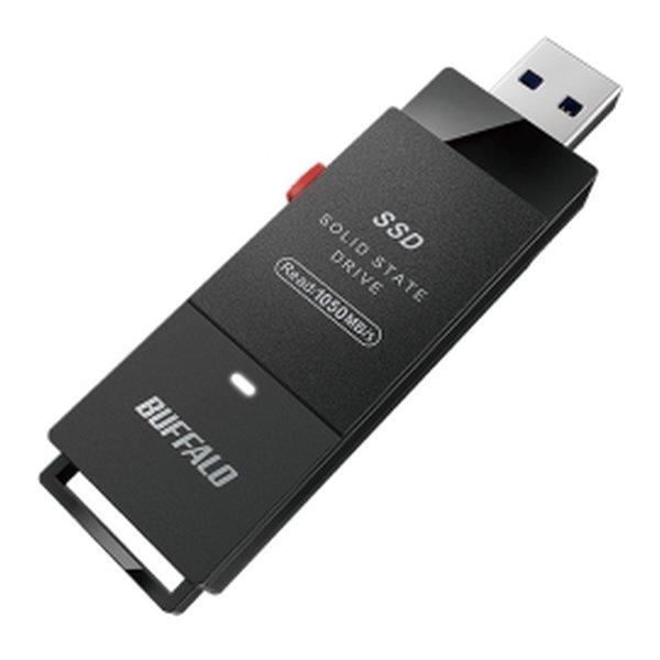 国内外の人気集結！ 1.0TB SSD バッファロー BUFFALO ブラック Type-Cコネクタ USB 外付けハードディスク・ドライブ