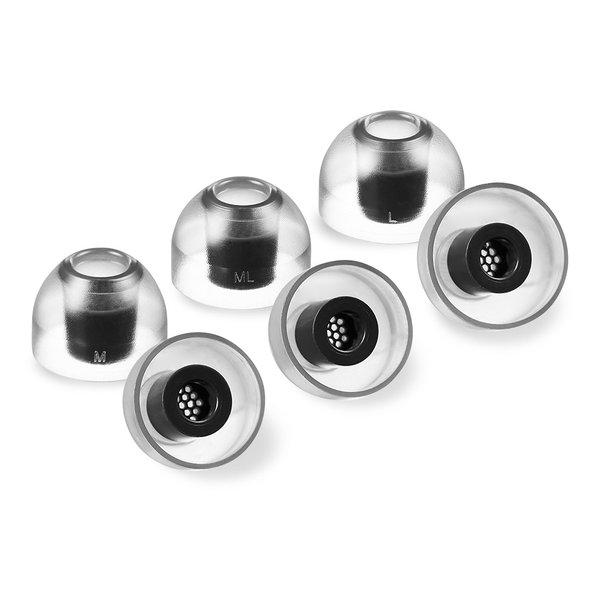 他サイト： AZLA アズラ SednaEarfit Crystal 2 Standard イヤーピースMS/M/MLサイズ各1ペア AZL-CRYSTAL2-ST-SET-M(2637190)の商品画像