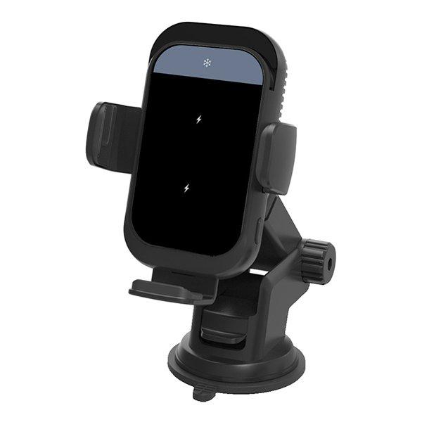 【電動自転車】サビなし・充電器・ケータイホルダー付き Kashimura カシムラ 自動開閉式 ワイヤレス充電ホルダー 冷却機能/吸盤