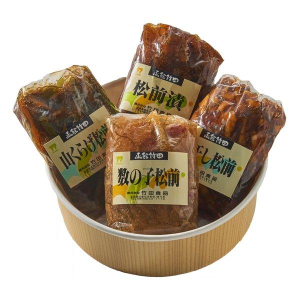 4種の松前がお楽しみ頂けるセット