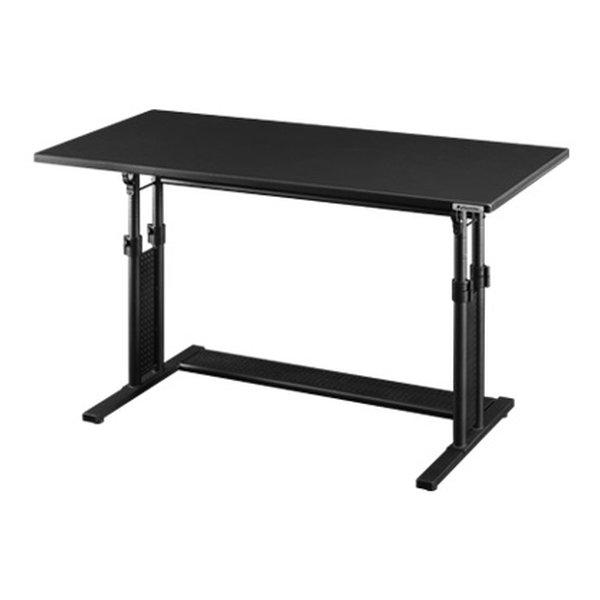 他サイト： Bauhutte バウヒュッテ ゲーミングデスク 昇降式/幅1200mm/ブラック BHD-1200M(2448345)の商品画像