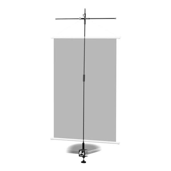 デスク上空を「推し」で埋め尽くそう！ クランプ式のタペストリーハンガー