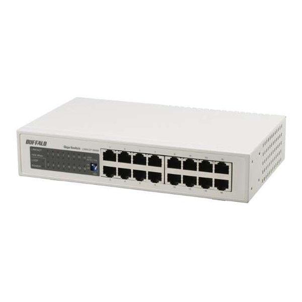 BUFFALO バッファロー Giga スイッチングHUB 16ポート LSW5-GT-16NSR(2578427)