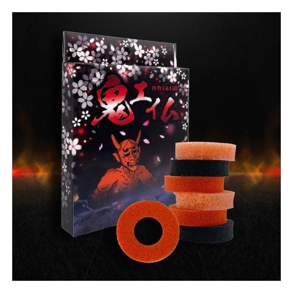 他サイト： 鬼エイム 鬼輪-kirin- エイム向上リング 橙鬼 シリコン素材/高耐久性/硬さ3種類/計6個入り ONIASRG002ASRTMT(2655532)の商品画像