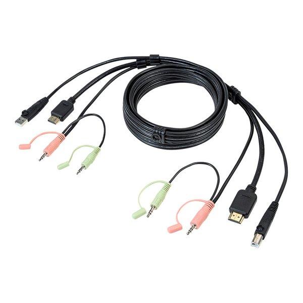 SANWA SUPPLY サンワサプライ パソコン自動切替器用ケーブル 1.8m SW-KHU180(2663625)