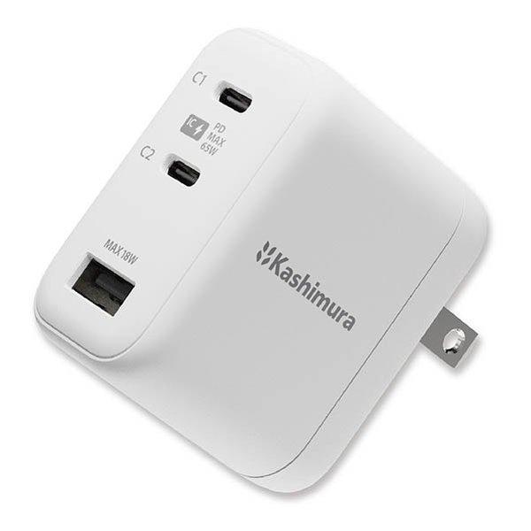 Kashimura カシムラ USB PD対応AC充電器 65W AC-077(2666829) : e-zoa
