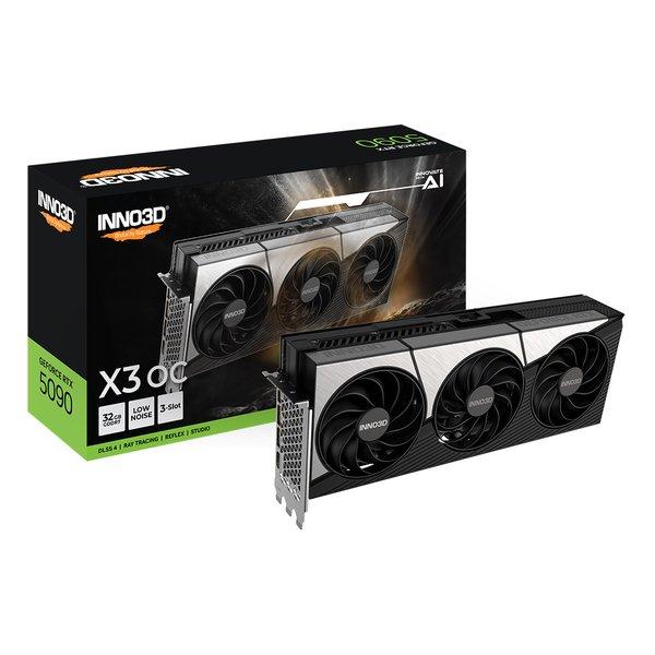 Inno3D イノ3D GeForce RTX 5090 X3 OC グラフィックボード 転送不可