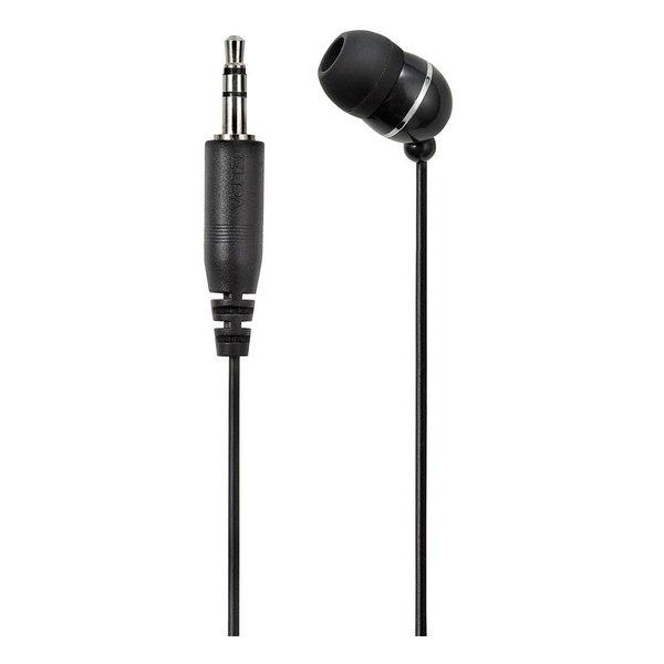 他サイト： ELPA エルパ 片耳で左右の音声を聴けるイヤホン カナル型 1.2m ブラック RE-STK01 BK(2333093)の商品画像