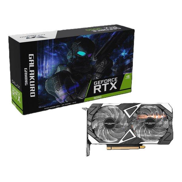 GALAKURO GAMING NVIDIA GeForce RTX 3050 デュアルファン 搭載