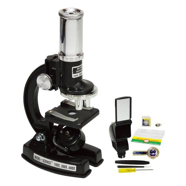 最大倍率600倍の顕微鏡セット