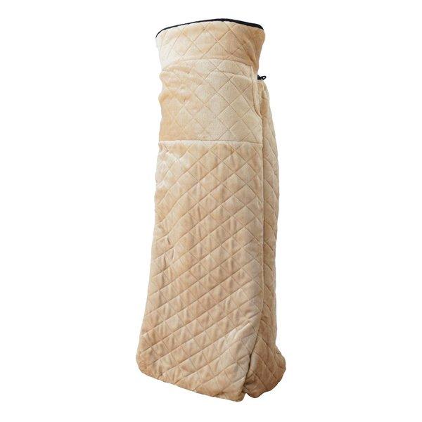 胸から足底までの広範囲にヒーターが内蔵！つま先までしっかりあたたかい自分専用の着るこたつ