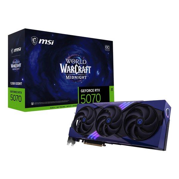 【新品未開封】RTX5070 OCエディション 1年保証有り MSI エムエスアイ GeForce RTX 5070 12G World of Warcraft MIDNIGHT