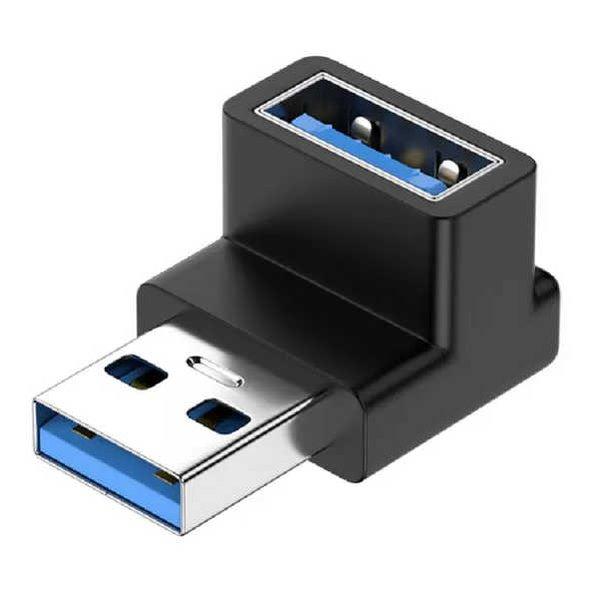 Lumen（ルーメン） USB3.0 USB-A メス to USB-A オス L型変換アダプタ LAD-U3AMF90L(2673976)