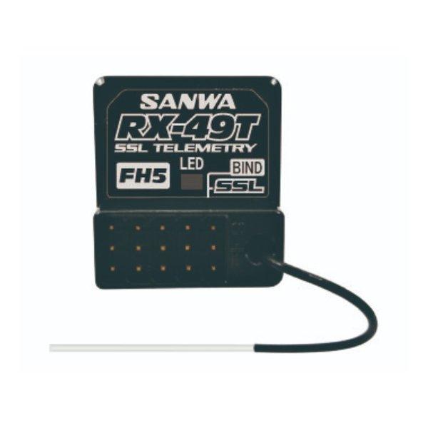 SANWA（三和電子機器） レシーバー RX-49T プラグインBIND方式/2.4GHz