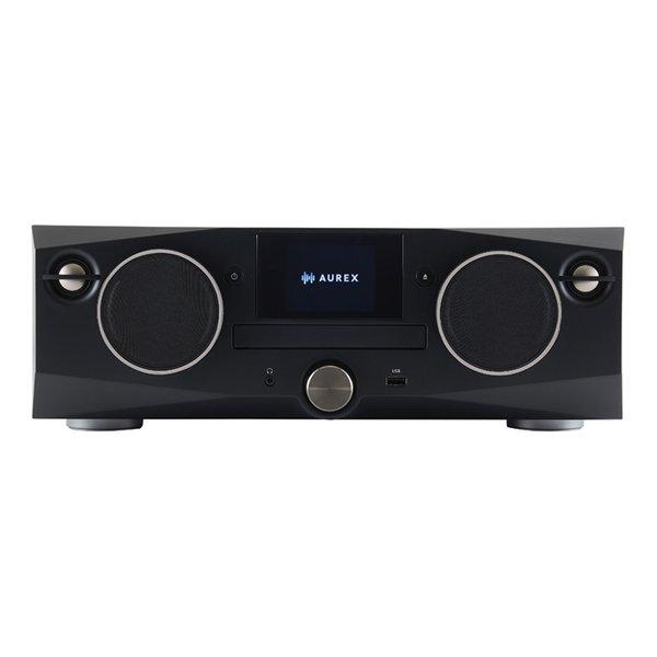 TOSHIBA 東芝 AUREX CD/FM ワイヤレススピーカーシステム ブラック AX