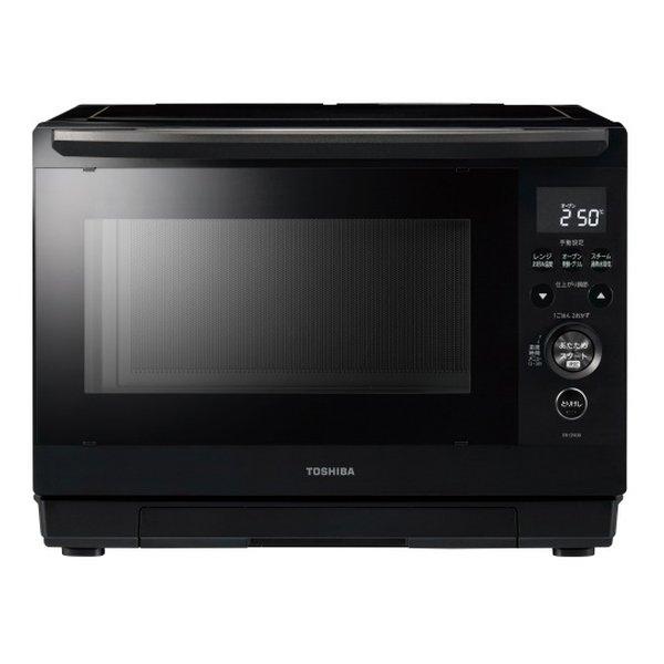 TOSHIBA 東芝 過熱水蒸気オーブンレンジ 石窯ドーム 26L/ブラック ER-D90B K(2682767)