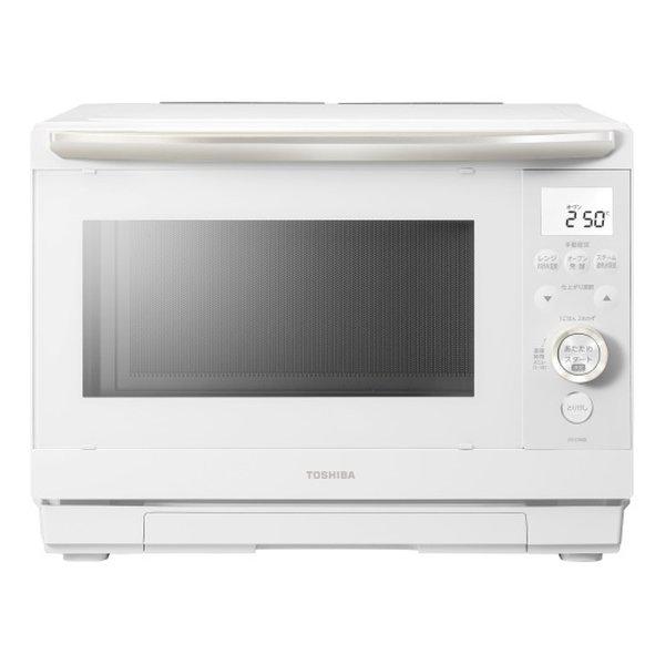 TOSHIBA 東芝 過熱水蒸気オーブンレンジ 石窯ドーム 26L/ホワイト ER-D90B W(2682889)