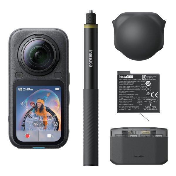 Insta 360 インスタ360 Insta360 X6 エッセンシャルバンドル ミッドナイトブラック CINSABXA-X603(2686083)