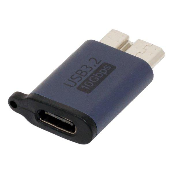 AINEX アイネックス USB3.2Gen2変換アダプタ Cメス - Micro-Bオス U32CU-FMADT(2686260)