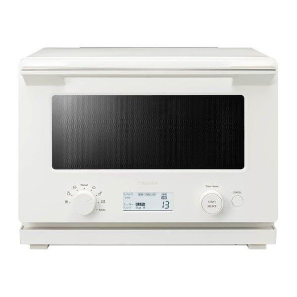 TOSHIBA 東芝 リベイクオーブンレンジ 20L/900W/ミルキーホワイト ER-RB10B W(2686376)