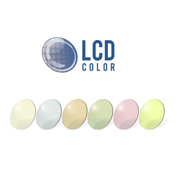 イトーレンズ LCDカラー料金（2枚1組）ブルーライトカット 度付き 度